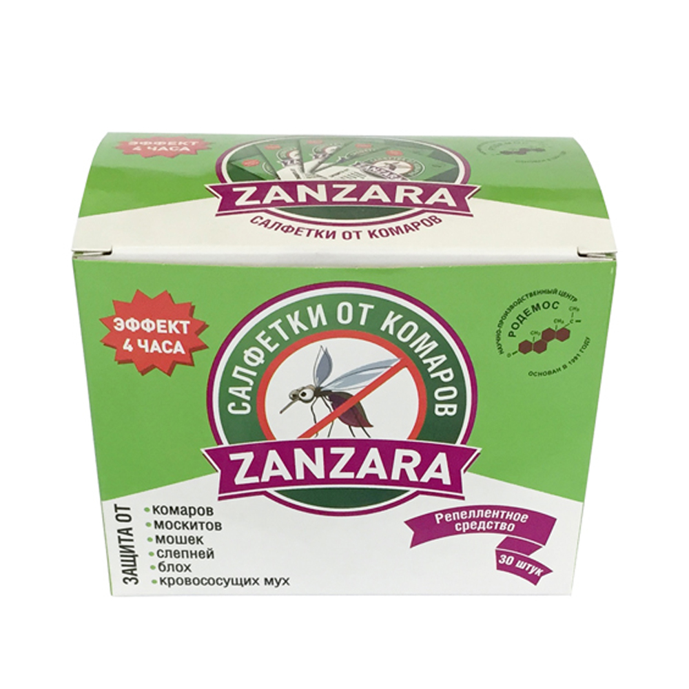 Zanzara - салфетки от комаров